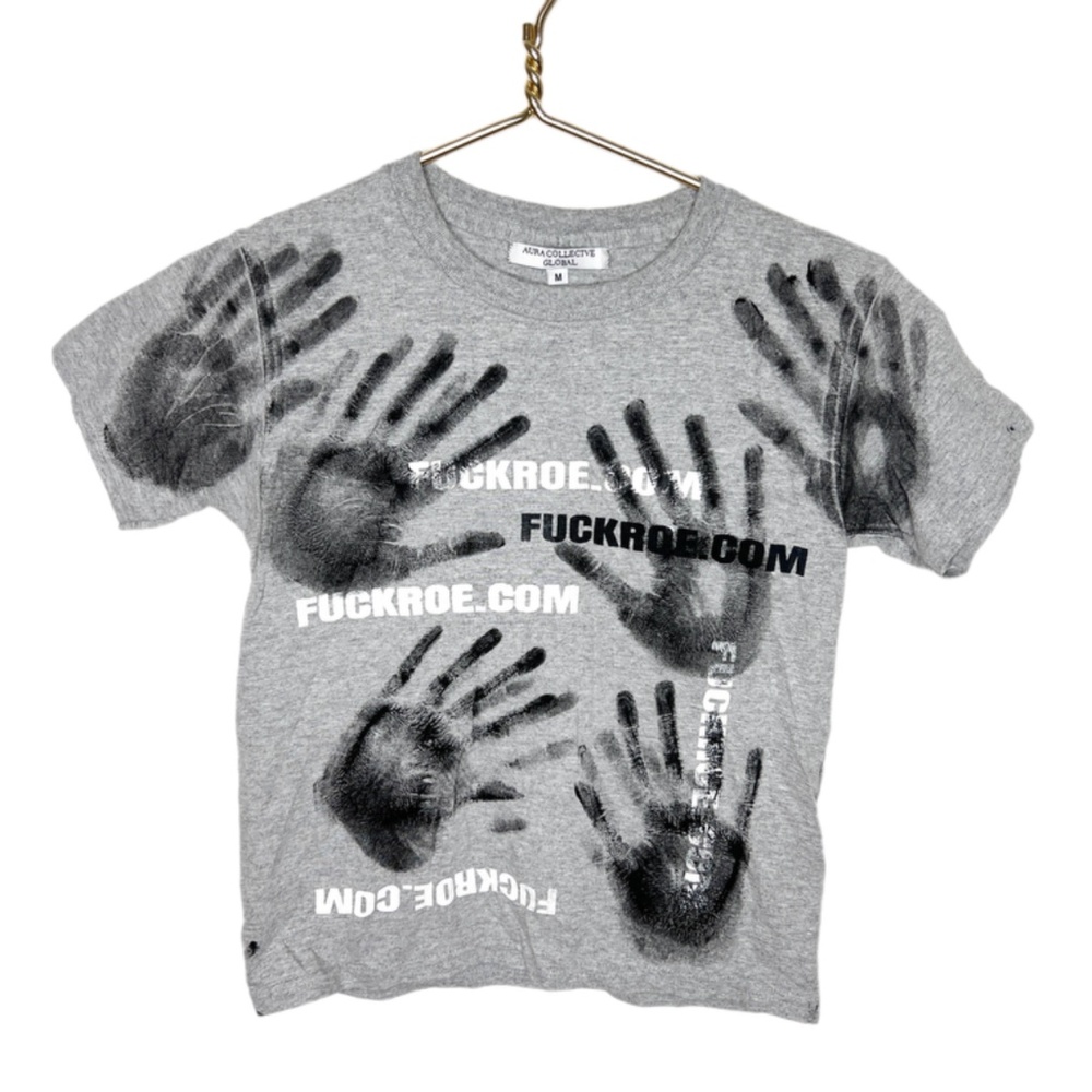 F**** Roe Tee Shirt Cotton Designer Hands Custom